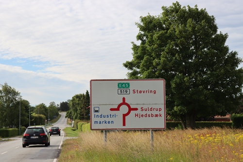 Sørup har gode forbindelser til motorvej og tog