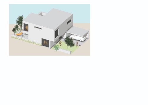 Eksempel på eventuelt byggeri Eksempel på eventuelt byggeri