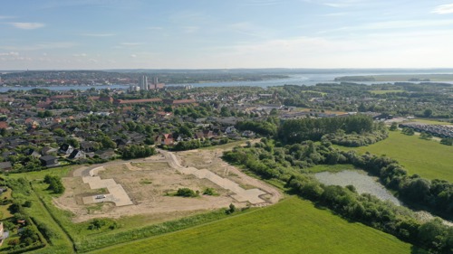 Luftfoto af udstykningen Luftfoto af udstykningen
